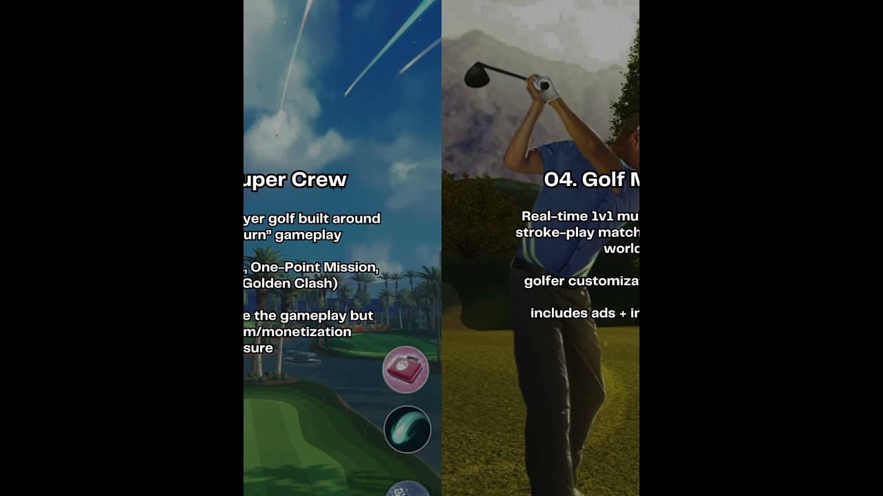 Ranking Top Golf Game: Easiest to Hardest