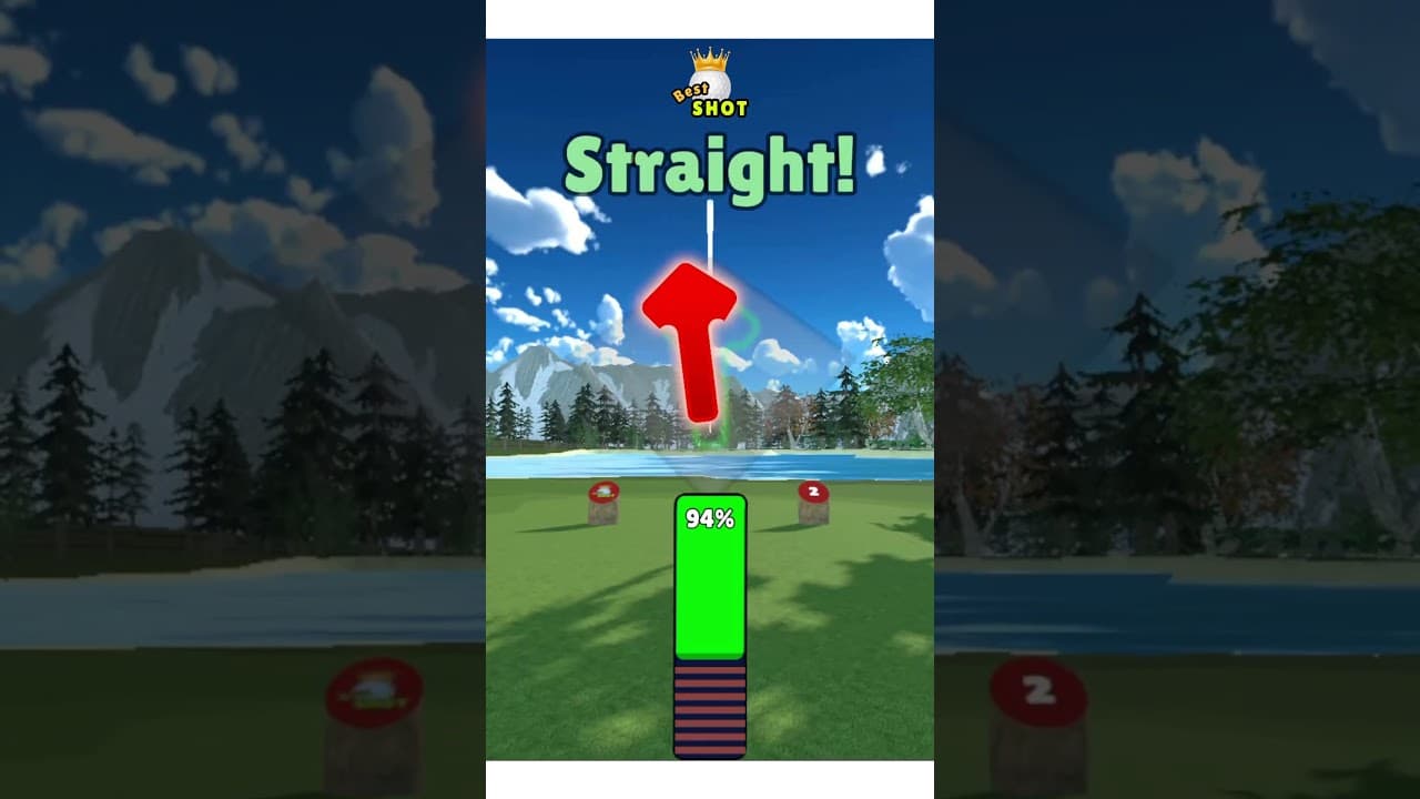 Can You Do This? ⛳️ Insane Hole-in-One! #bestshot #golfgame #mobilegaming #satisfying